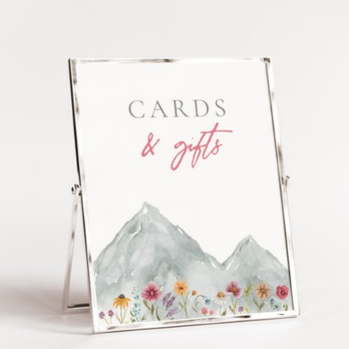 Mountain Wildflower Cards  Gifts Sign