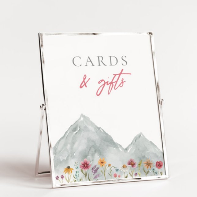 Mountain Wildflower Cards & Gifts Sign (Creator Uploaded)