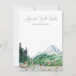 Mountain Wildflower Wedding Well Wishes and Advice<br><div class="desc">This beautiful wedding well wishes and advice card is perfect for a rustic mountain wedding and can be used for any event. Perfect for Weddings, Bridal Showers, Engagement Party, Bachelorette Party and more. Heartfelt messages for the bride and groom to treasure for years to come. A fun bridal shower activity....</div>