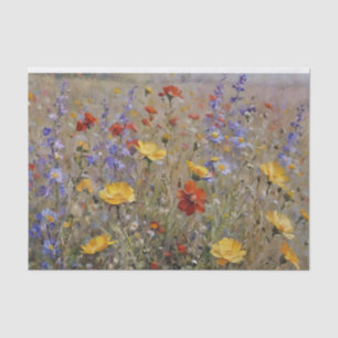 Mountain Wildflowers Decoupage Tissue Paper