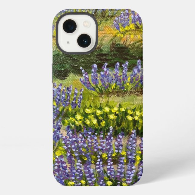 Mountain Wildflowers Iphone Case (Back)