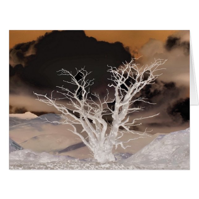 MOUNTAIN WINTER CARD (Front Horizontal)