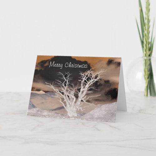 MOUNTAIN WINTER HOLIDAY CARD