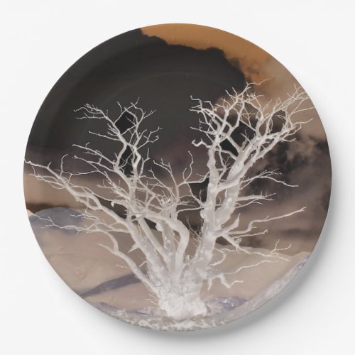 MOUNTAIN WINTER PAPER PLATES