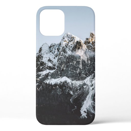 MOUNTAIN WITH SNOW CAP DURING DAYTIME iPhone 12 CASE