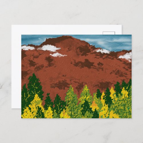 Mountain  Woods Postcard