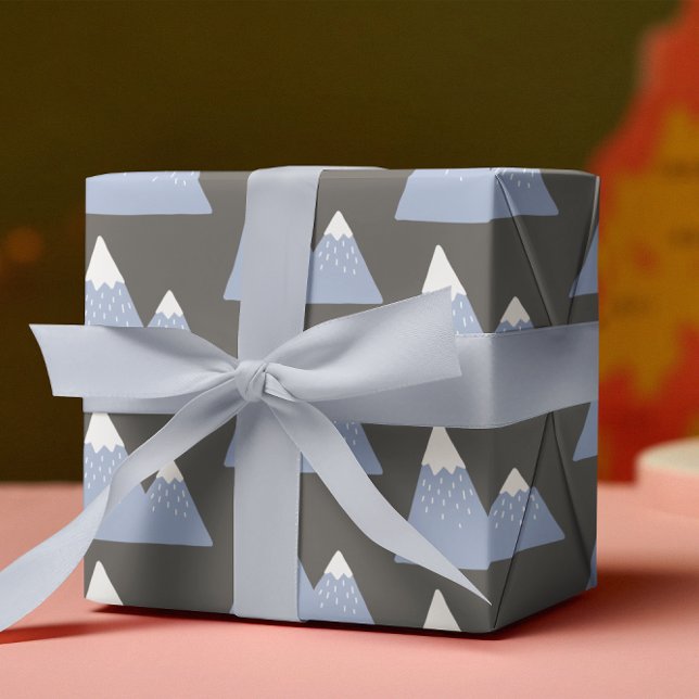 Mountain Wrapping Paper Flat Sheet Set of 3 (Celebrate a special trip with these fun mountain wrapping paper sheets! )