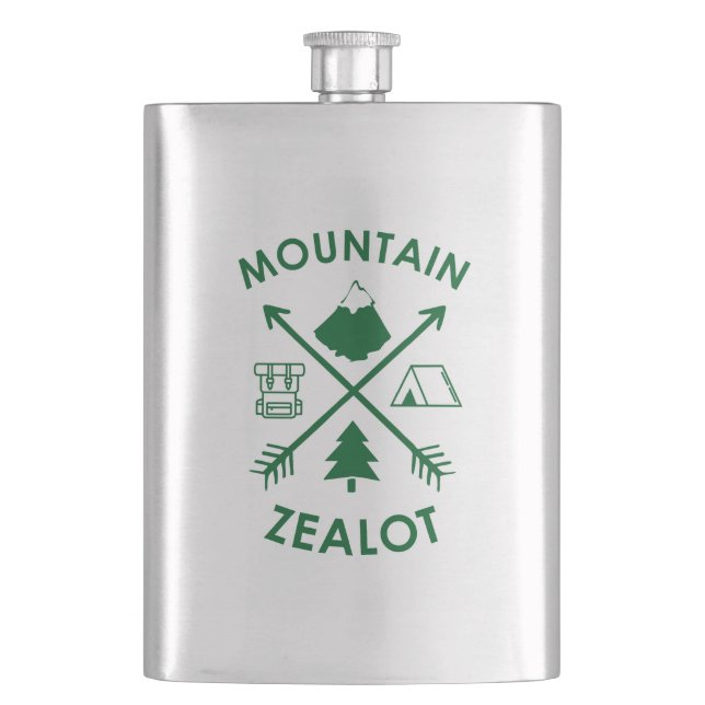Mountain Zealot Flask (Front)