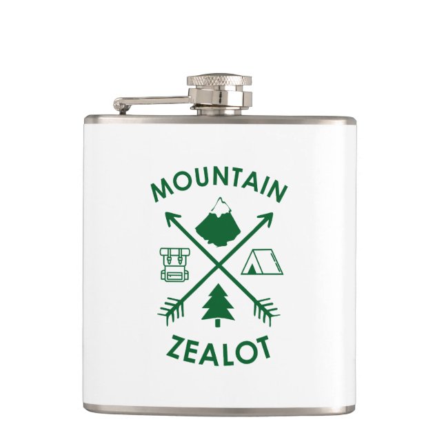 Mountain Zealot Flask (Front)