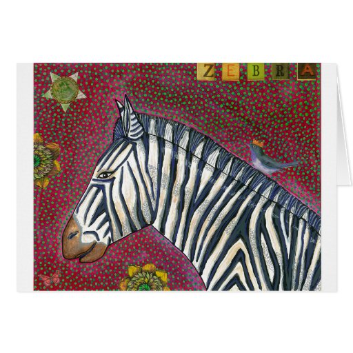Fresh 15 Zebra Greeting Card