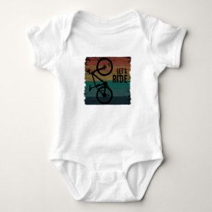 Mountainbike adventure baby bodysuit