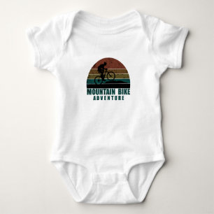 Mountainbike adventure baby bodysuit