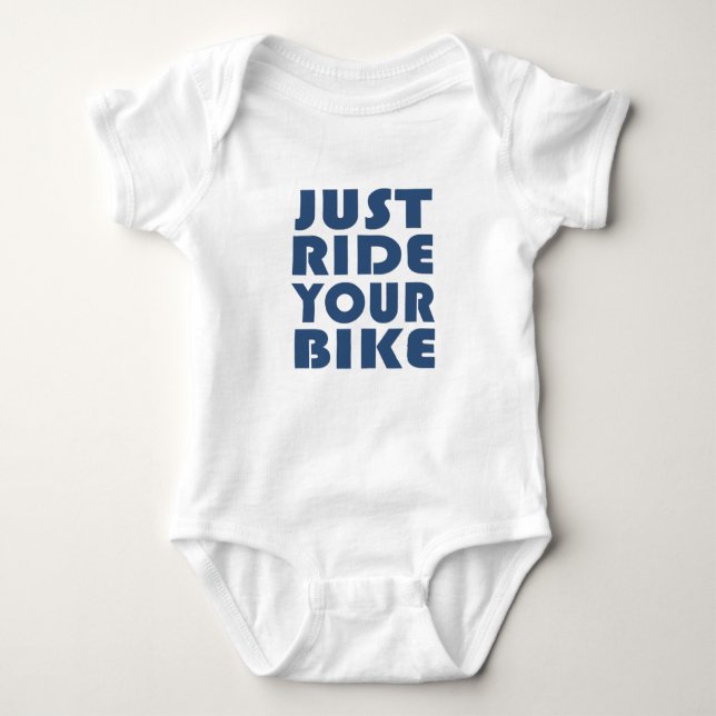 Mountainbike adventure baby bodysuit (Front)