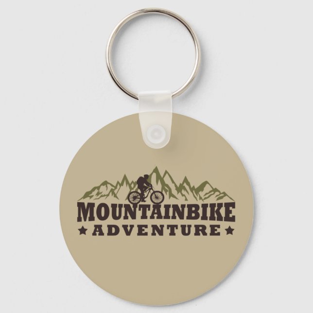 Mountainbike adventure keychain (Front)