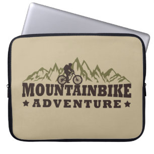 Mountainbike adventure laptop sleeve