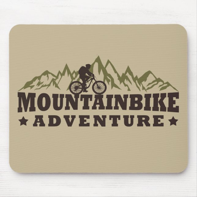 Mountainbike adventure mouse pad (Front)