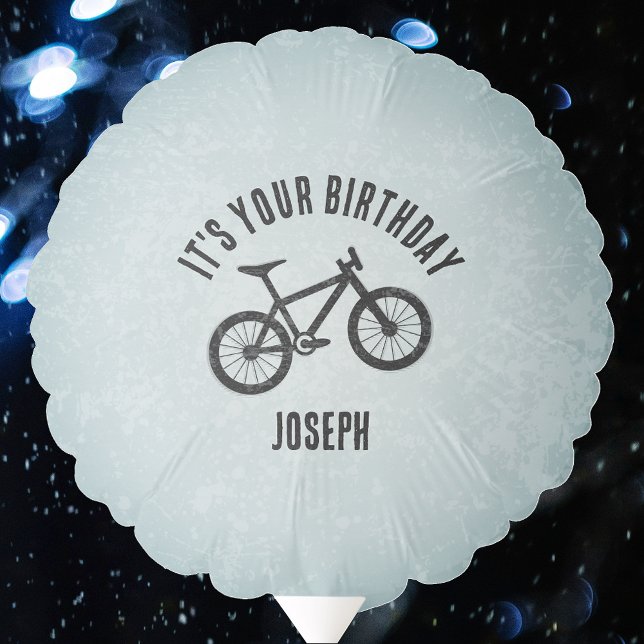 Mountainbike Cyclist Celebration Party Boys / Men Balloon (Creator Uploaded)