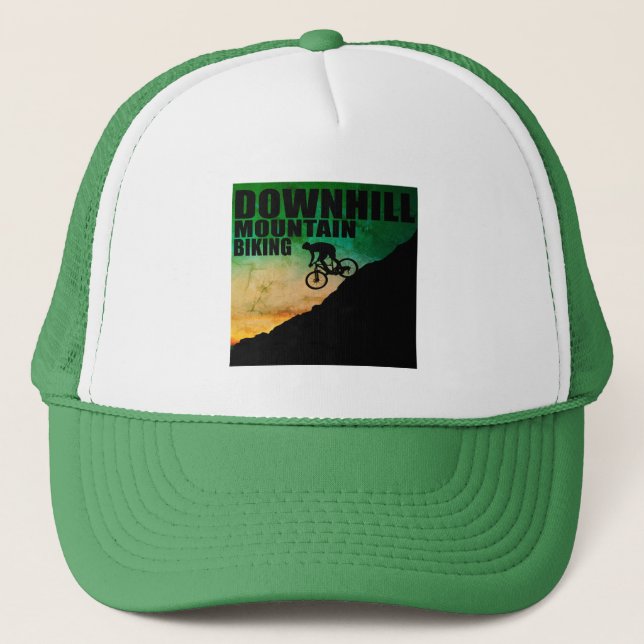 Mountainbike Downhill Trucker Hat (Front)
