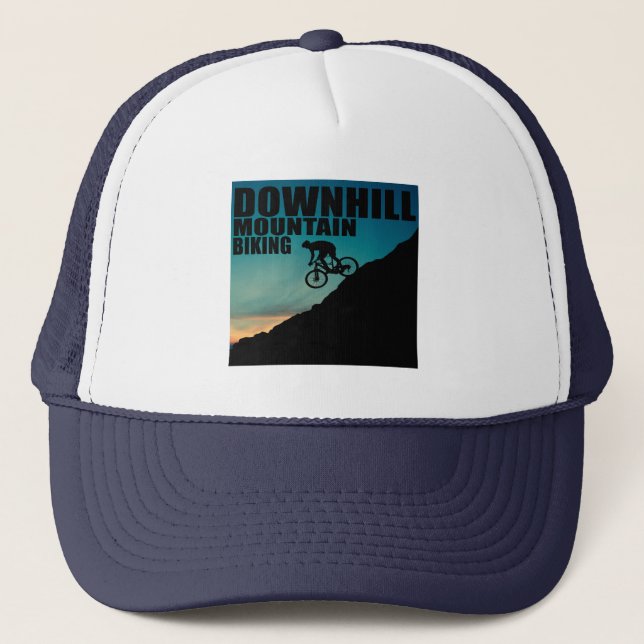 Mountainbike Downhill Trucker Hat (Front)