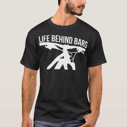 Mountainbike MTB LIFE BEHIND BARS  T_Shirt