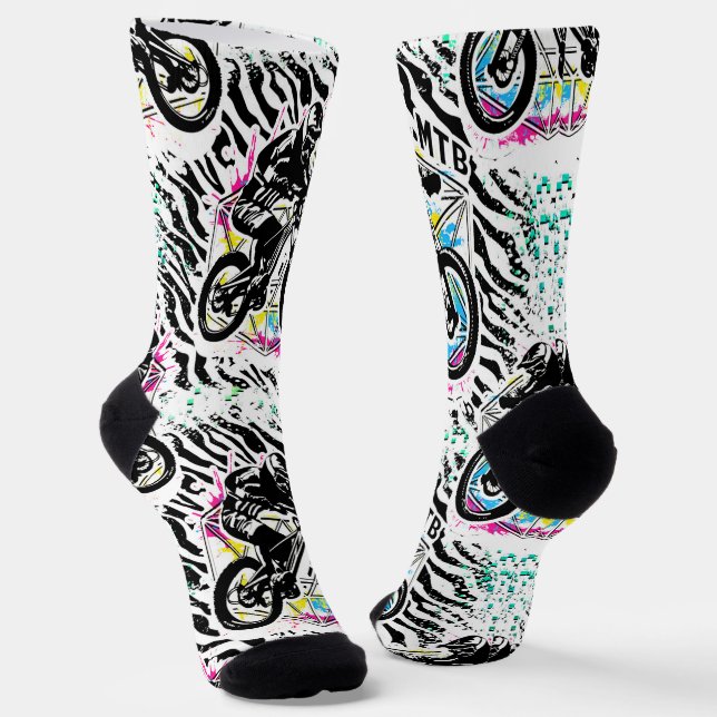 Mountainbike Socks - MTB - Mountainbike Socks  (Angled)