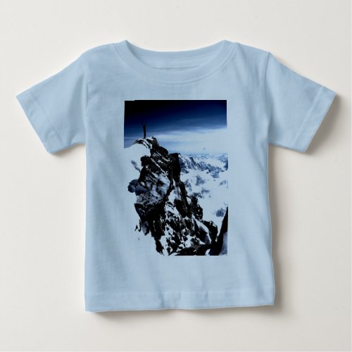 Mountaineer Achievement Snow Winter Baby T_Shirt