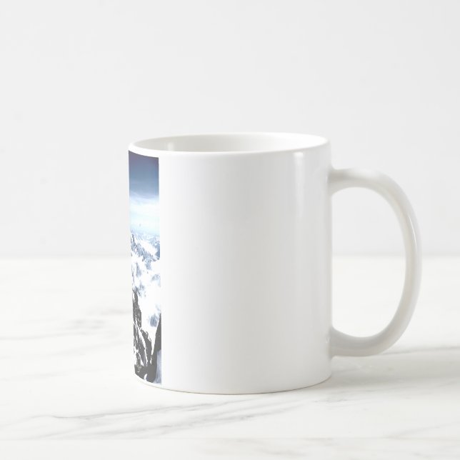 Mountaineer Achievement Snow Winter Coffee Mug (Right)
