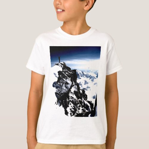 Mountaineer Achievement Snow Winter T_Shirt