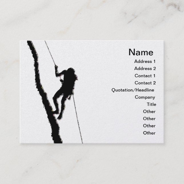 Mountaineer Business Card (Front)