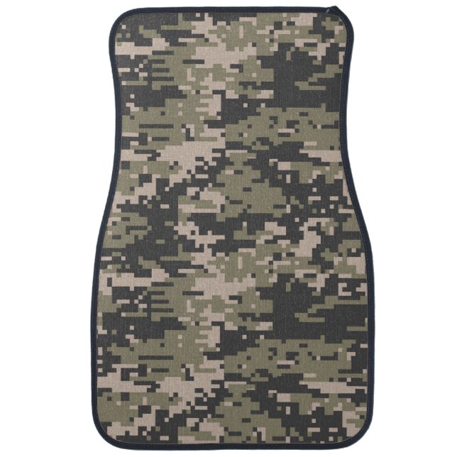 Mountaineer Digital Camo Pattern Car Floor Mat (Front)