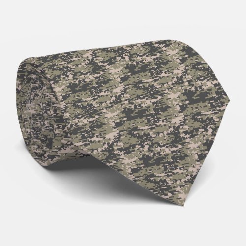 Mountaineer Digital Camo Pattern Tie