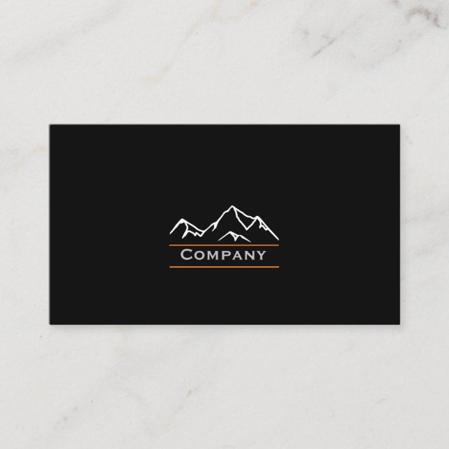 Mountaineering Business Card (Front)