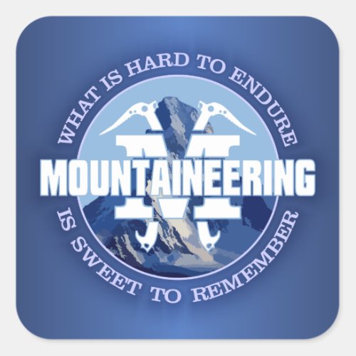 Mountaineering Endure Square Sticker