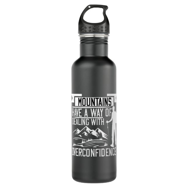 Mountaineering - Mountains Have A Way Stainless Steel Water Bottle (Front)