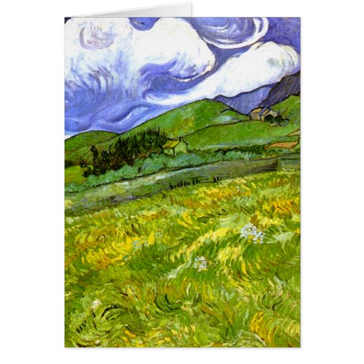 Mountainous Landscape Van Gogh Fine Art Cards (Front)