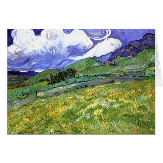 Mountainous Landscape, Vincent van Gogh Cards (Front Horizontal)