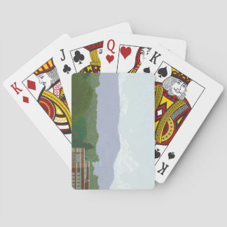 mountainous view poker cards