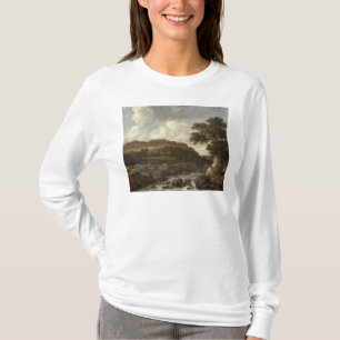 Mountainous Wooded Landscape with a Torrent T-Shirt