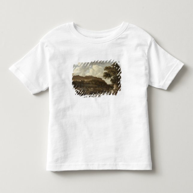 Mountainous Wooded Landscape with a Torrent Toddler T-shirt (Front)
