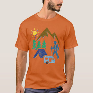 Mountainrek Outr Camp Scene girl T-Shirt