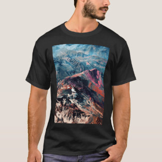 Mountains 2 Baseball Sleeve T-Shirt