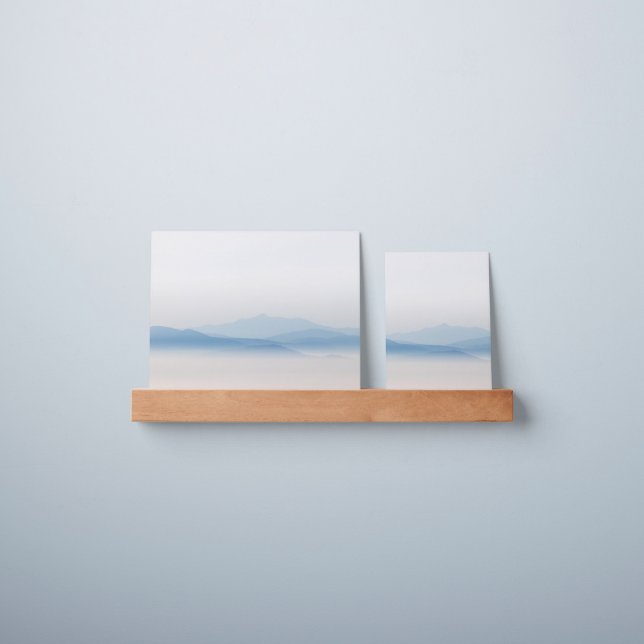 Mountains above clouds picture ledge (Wall)