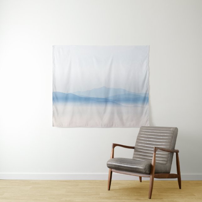 Mountains above clouds tapestry (In Situ (Horizontal))