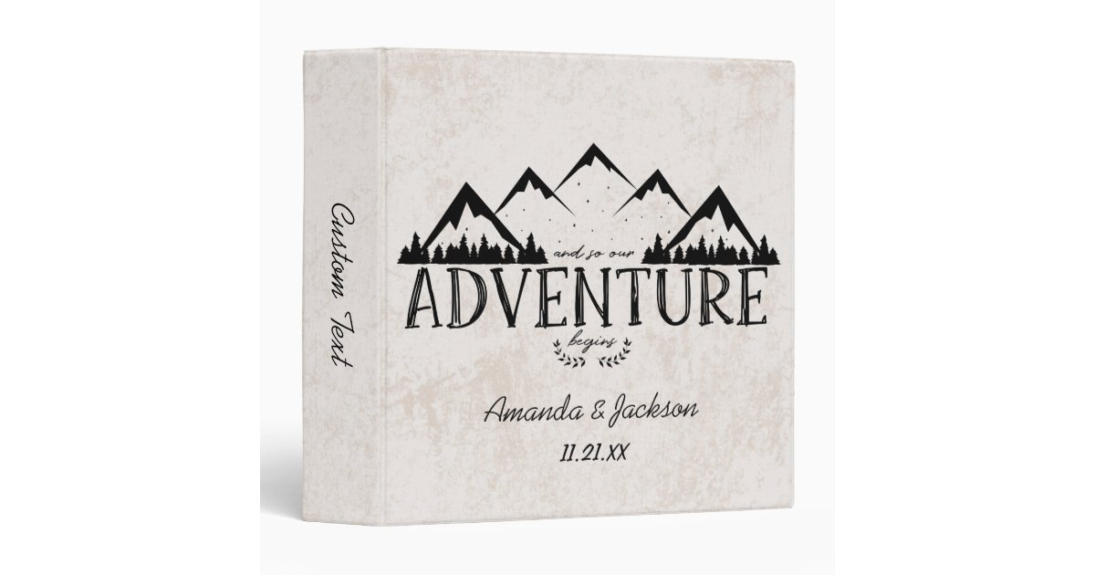 The Adventure Scrapbook, Mountains Scrapbook, Couple Gift, Travel Memories,  Mountain Book, the Perfect Gift, DIY Scrapbook, Holiday Memories 