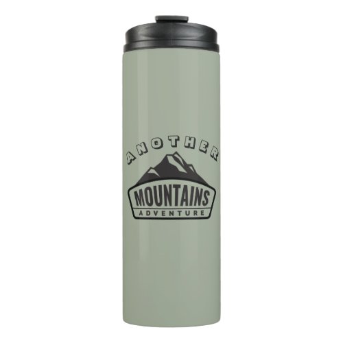 Mountains Adventure Mountaineering Climber Hiker Thermal Tumbler