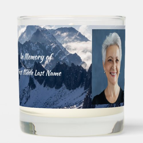 Mountains Alpine Memorial Keepsake