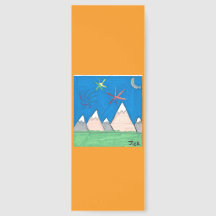 Mountains and Fireworks Bookmark