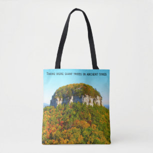 Mountains and Giant Trees Tote Bag