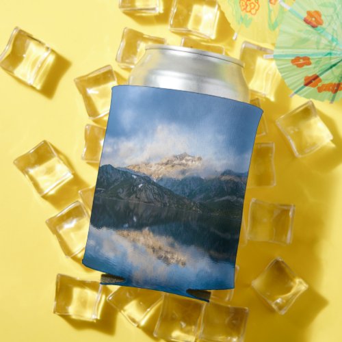 Mountains and Lake Scenic Nature Photo Can Cooler