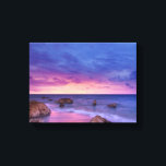 Mountains and Lake Scenic Nature Photo Canvas Print<br><div class="desc">Canvas print with a beautiful nature photo. Mountains in the background with a calm still lake in the foreground. Serene and relaxing photograph.</div>